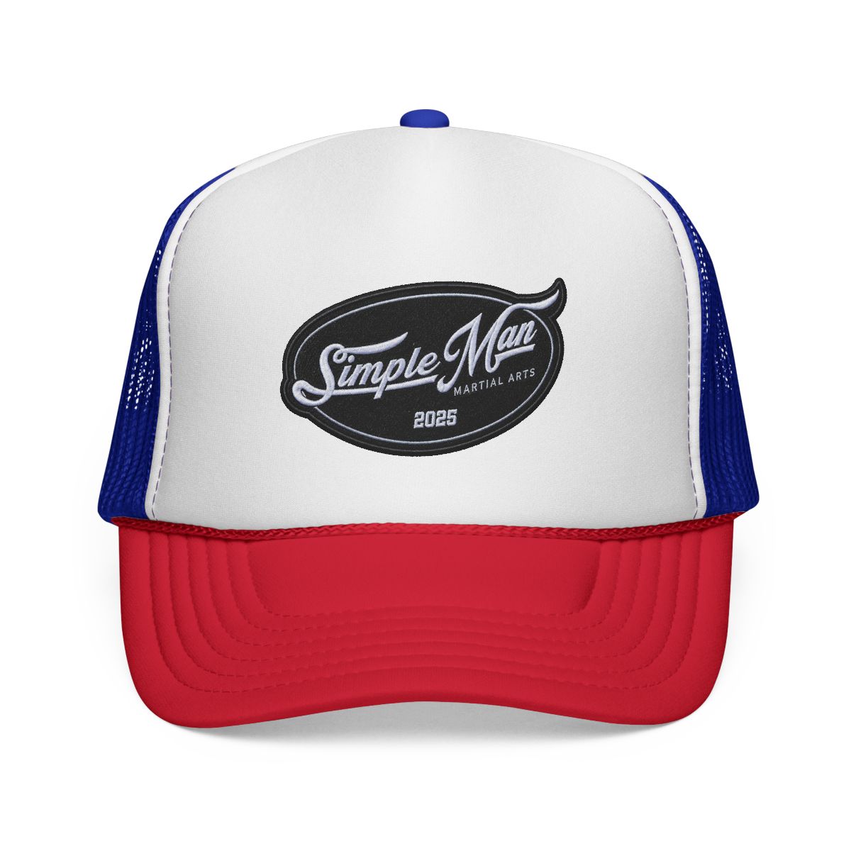 Simple Man Trucker Hat - Black Camo | Simple Man BJJ - alternate angle 5, merchandise